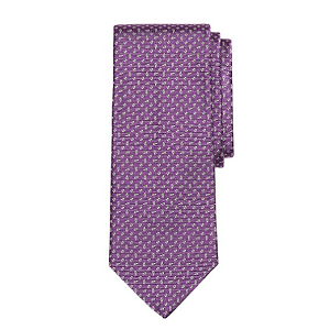 Micro Pine Tie - Purple